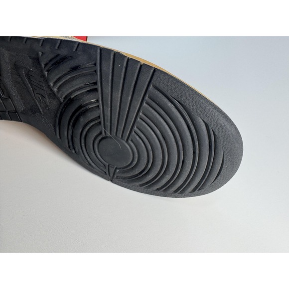Nike Dunk Low‎ Shoes Mens Wheat Tan Nubuck Black Sole Laces Retro Casual Skate - Picture 6 of 9